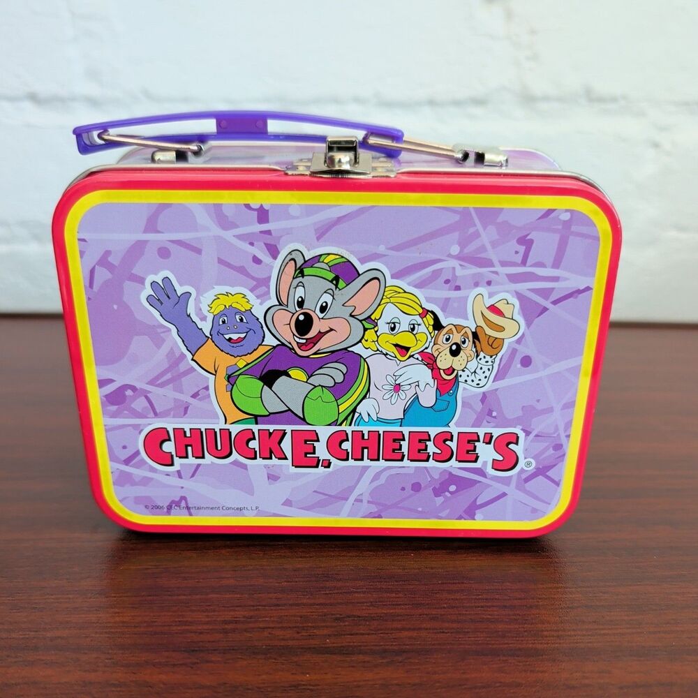 2006 Chuck E. Cheese Mini Lunchbox / Candy Tin15.00 - Ships Free!